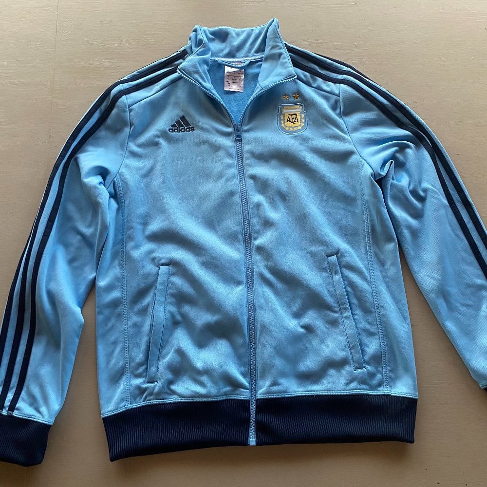 Adidas Lionel Messi Blue Argentina Jacket - Size Youth L